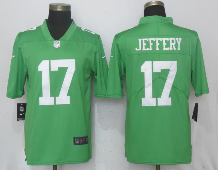 Men Philadelphia Eagles #17 Jeffery Wentz Green Vapor Untouchable Nike Limited NFL Jerseys->philadelphia eagles->NFL Jersey
